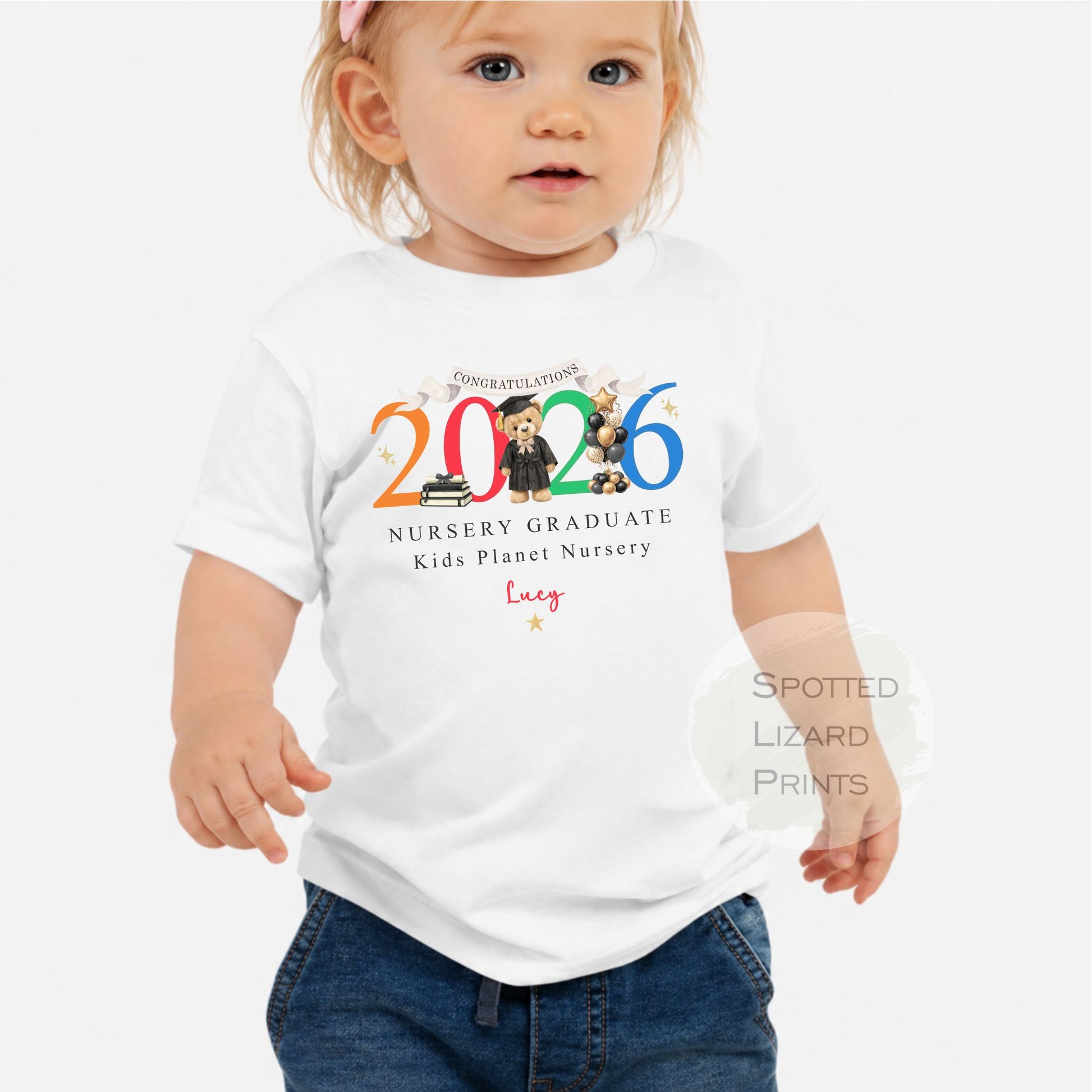 Nursery graduation T-Shirt - Personalised School Graduation T-Shirt - Nursery leaver T-Shirt - School Leaver T-Shirt