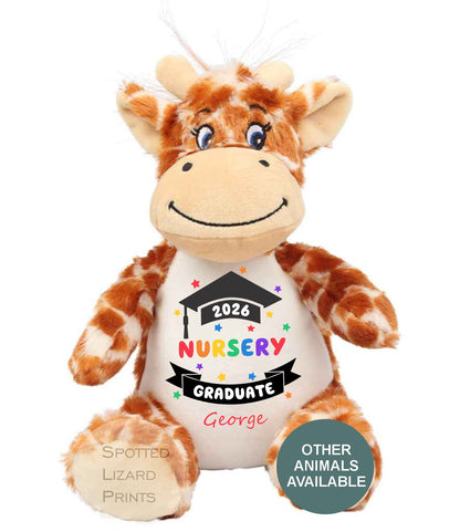 Personalised Graduation Soft Toy, Graduate Keepsake Teddy, Nursery Leaver, Preschool Leaver Teddy, Childminder Graduate, Graduation Gift 2026, Class of 2026