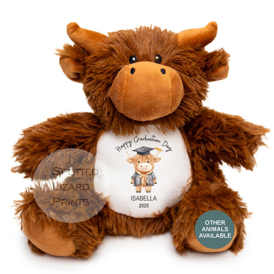 Personalised Graduation Soft Toy, Graduate Keepsake Teddy, Nursery Leaver, Preschool Leaver Teddy, Graduation Gift 2025, University Graduate