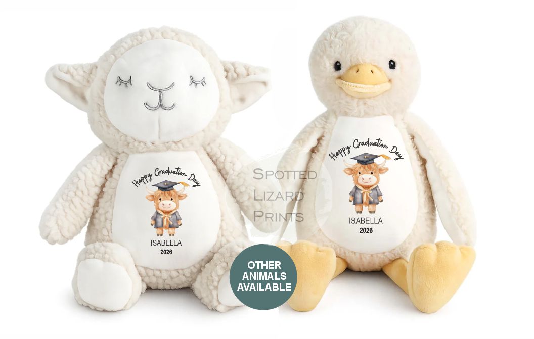 personalised graduation teddy