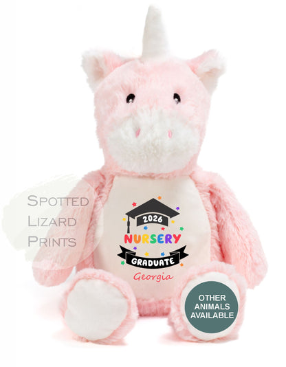 Personalised Graduation Soft Toy, Graduate Keepsake Teddy, Nursery Leaver, Preschool Leaver Teddy, Childminder Graduate, Graduation Gift 2026, Class of 2026