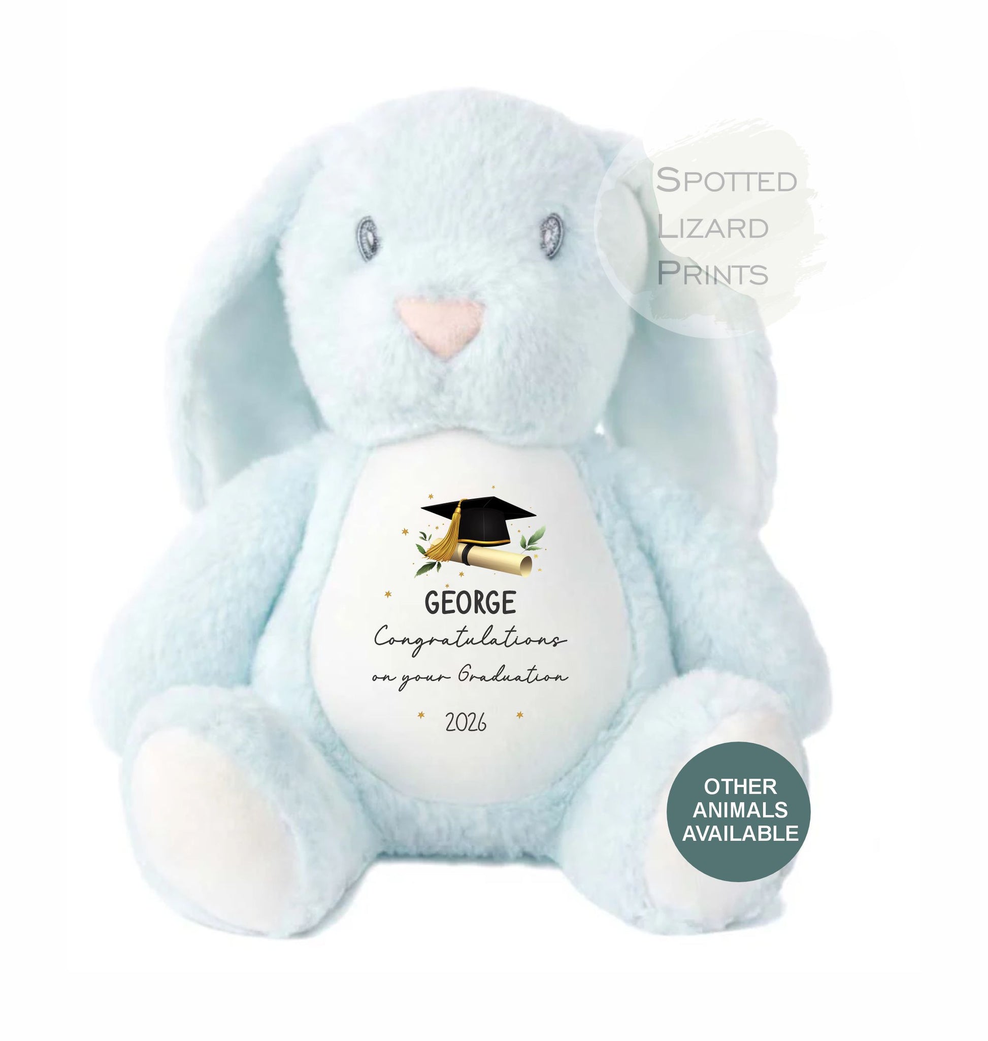 personalised graduation teddy