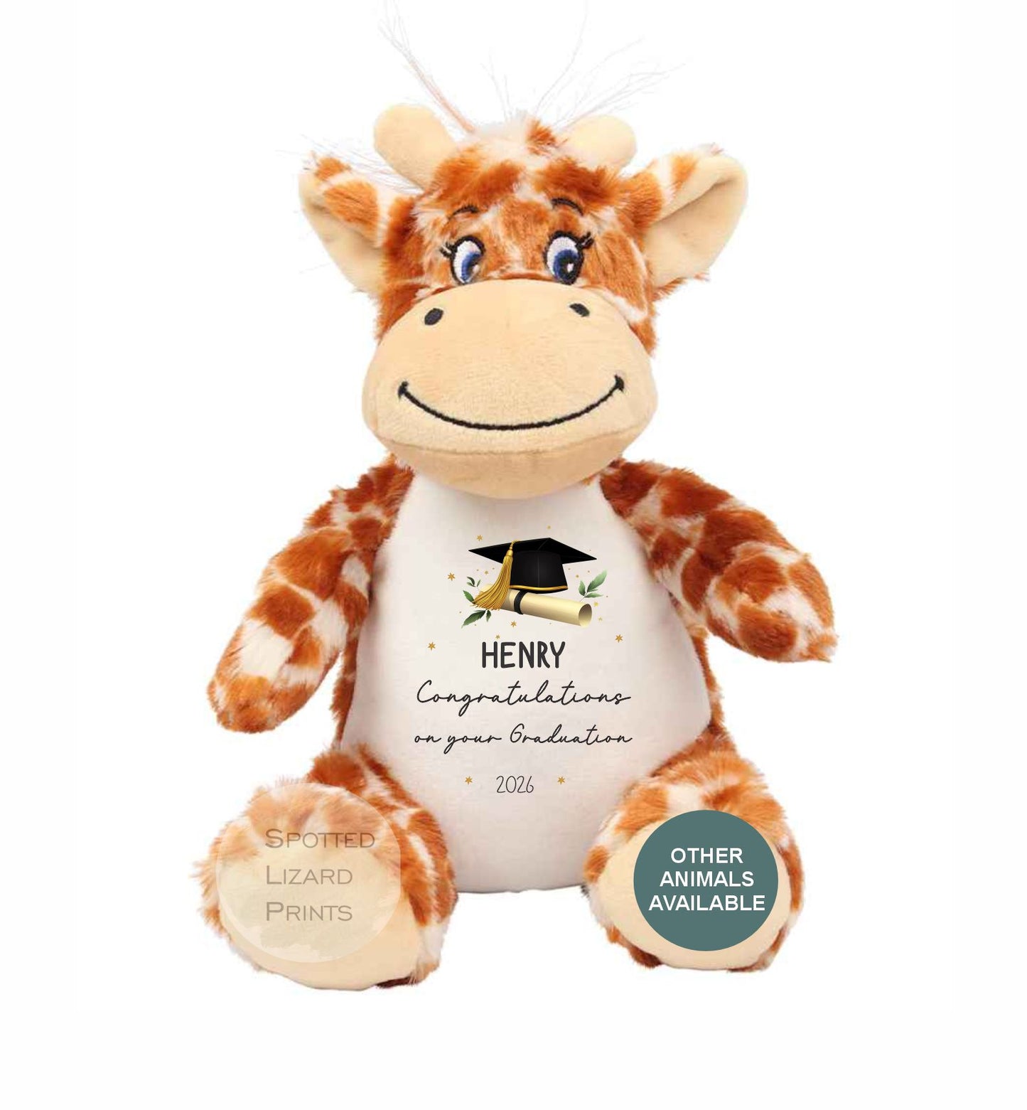 personalised graduation teddy
