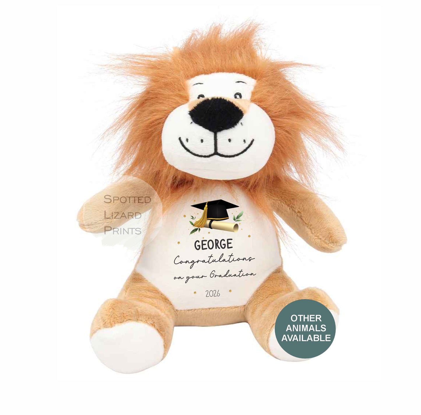 personalised graduation teddy