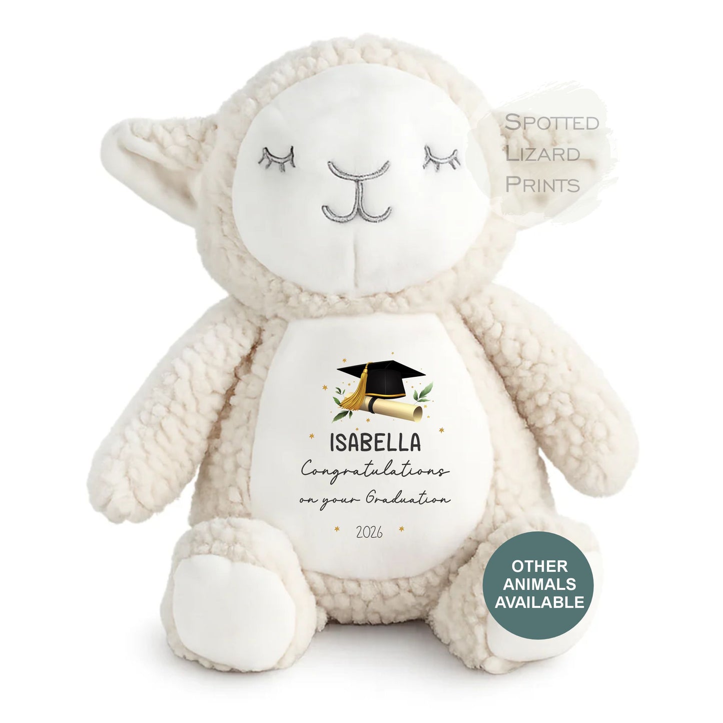 personalised graduation teddy