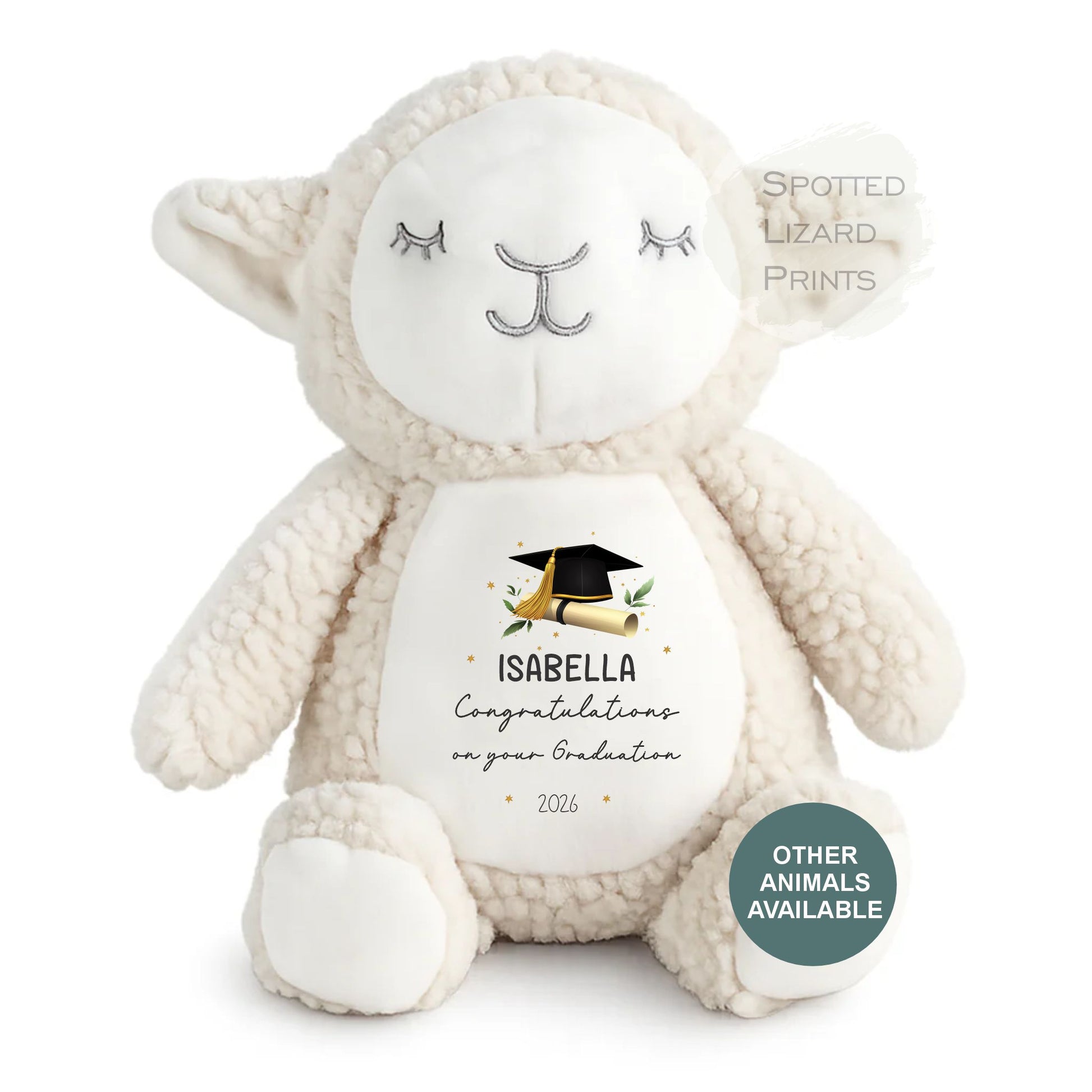 personalised graduation teddy