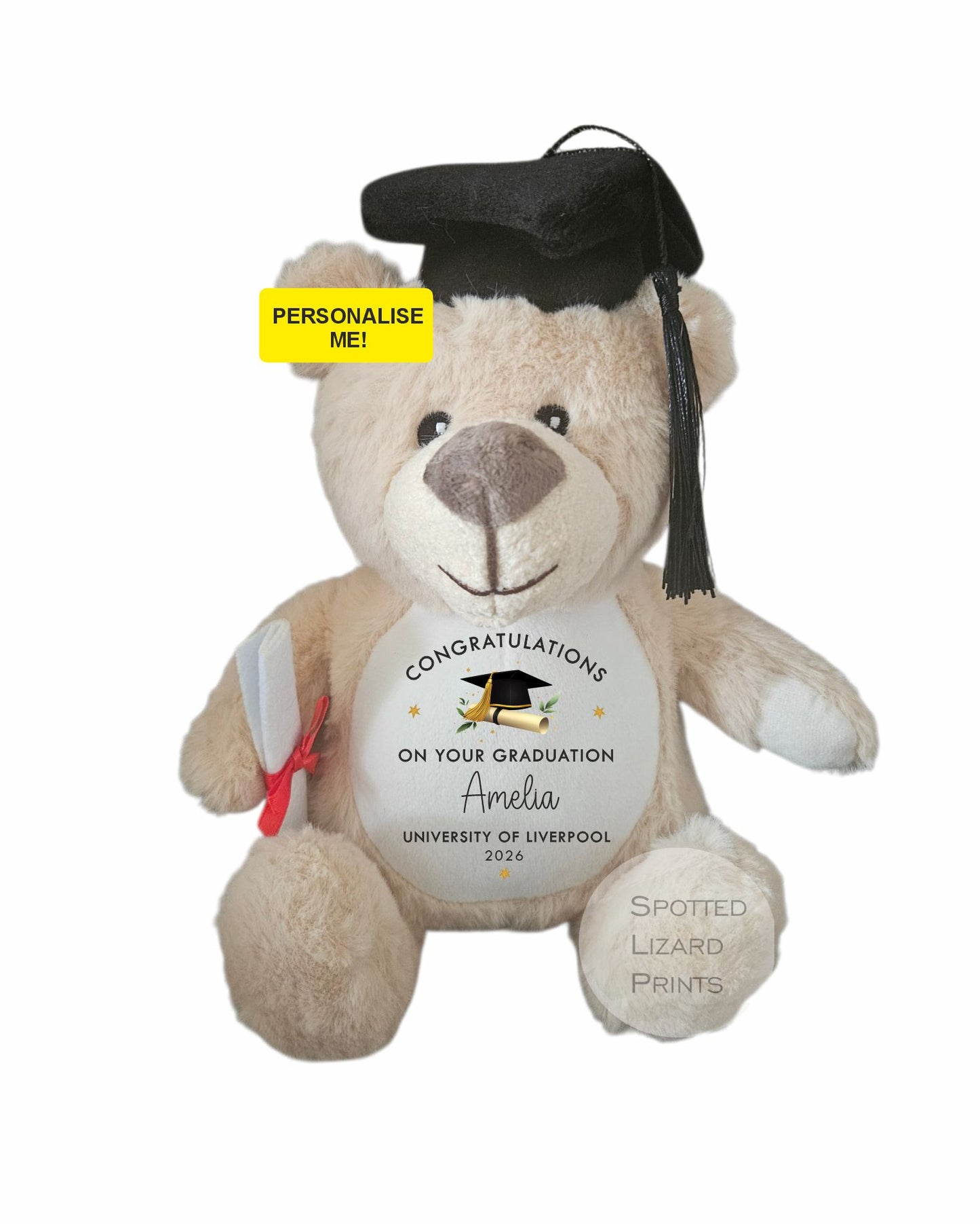 Personalised Graduation Bear