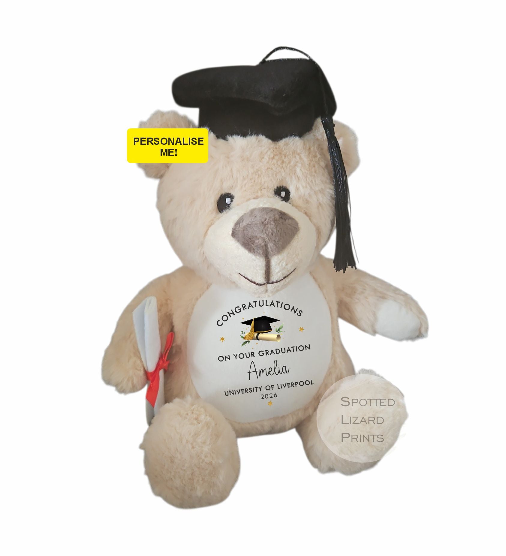 Personalised Graduation Bear