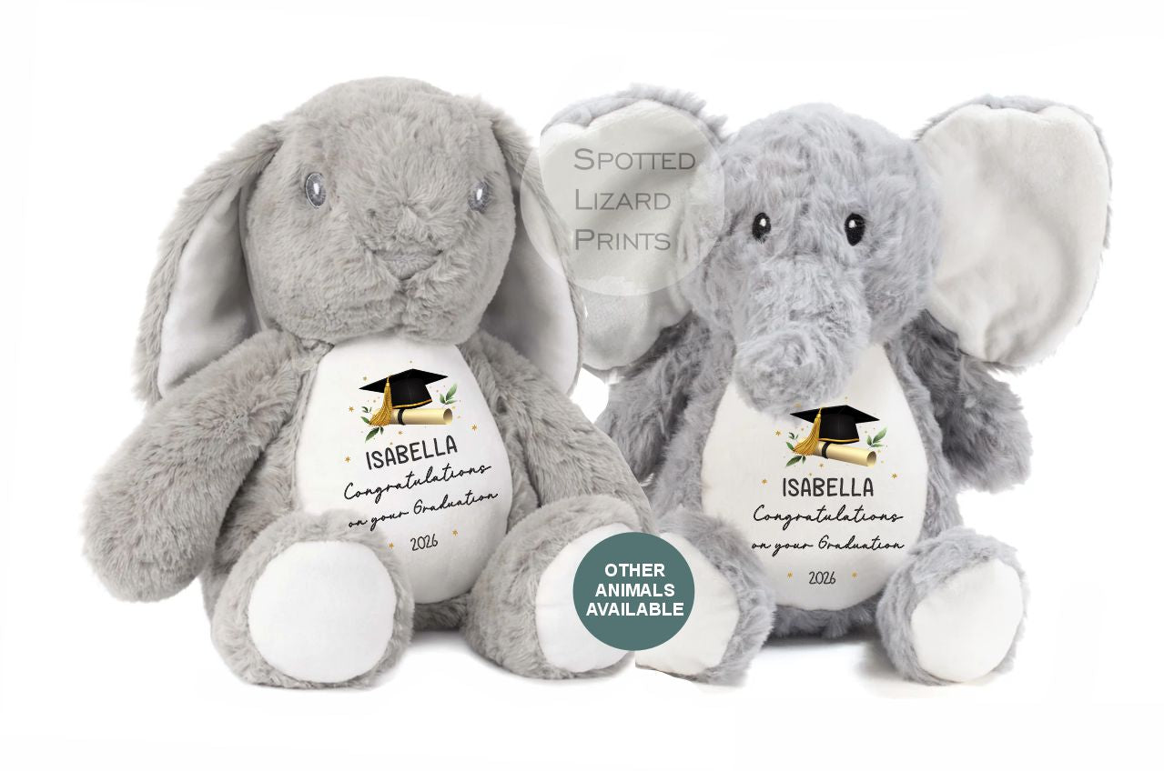 personalised graduation teddy