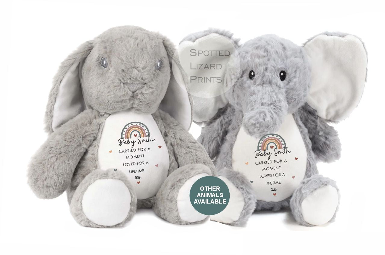 personalised baby loss teddy