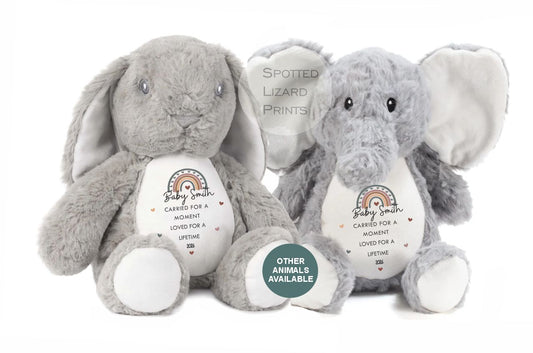 personalised baby loss teddy