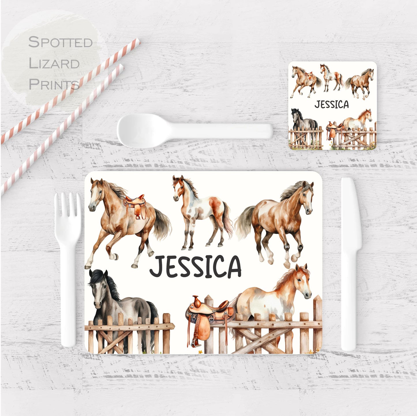 Horse placemat