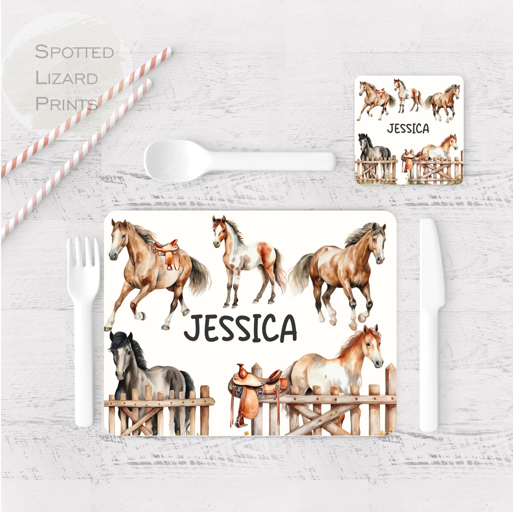 Horse placemat