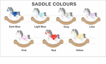 Personalised First Christmas Rocking Horse Bauble