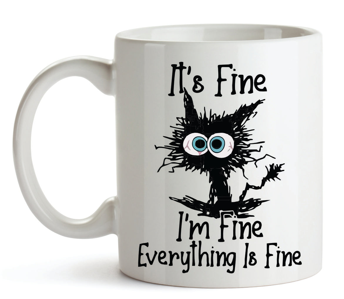 everything is fine mug