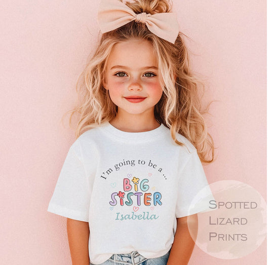 Promoted to big sister - Pregnancy announcement - Promoted to big sister T shirt - I'm going to be a big sister - Big sister T-shirt