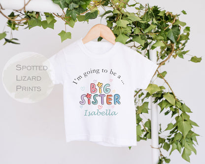 Promoted to big sister - Pregnancy announcement - Promoted to big sister T shirt - I'm going to be a big sister - Big sister T-shirt