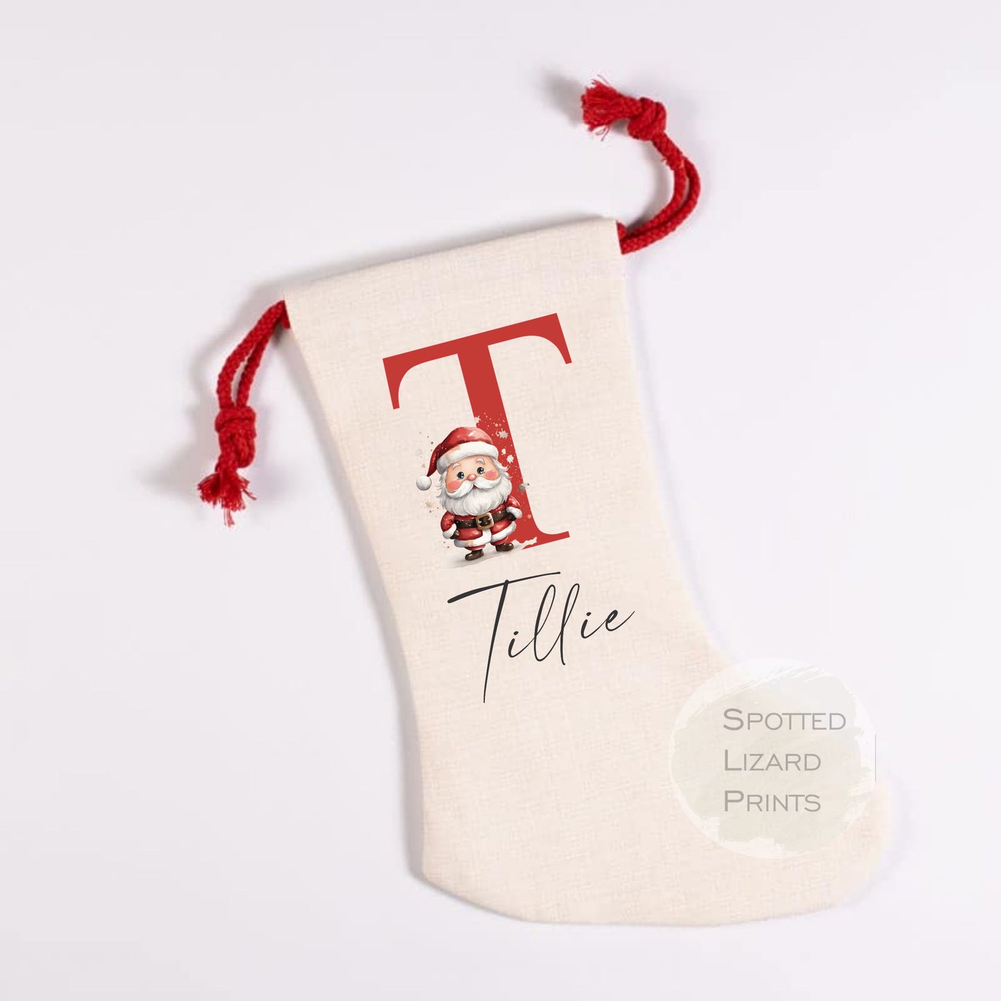 Personalised Christmas Stocking -  Santa Stocking - Personalised Stocking - Family Stockings