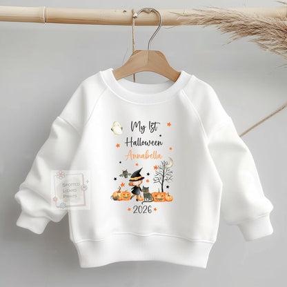 Personalised First Halloween Baby outfit | Baby Halloween Costume Gift | First Halloween Sleepsuit or Vest