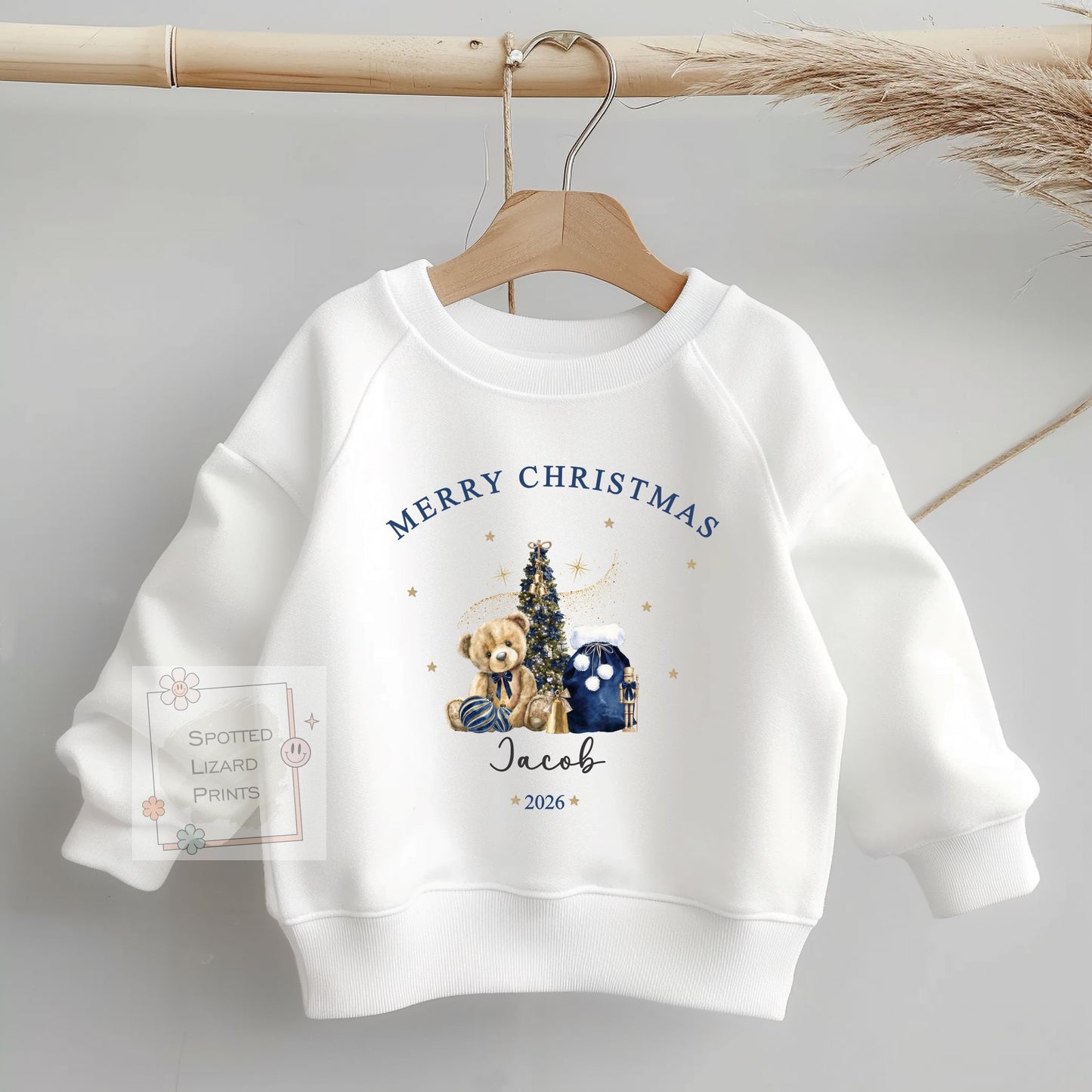 Personalised First Christmas Baby Sleepsuit, Fairy Christmas  pyjamas, Baby Girl First Christmas, Custom Baby Christmas Gift, Baby Vest