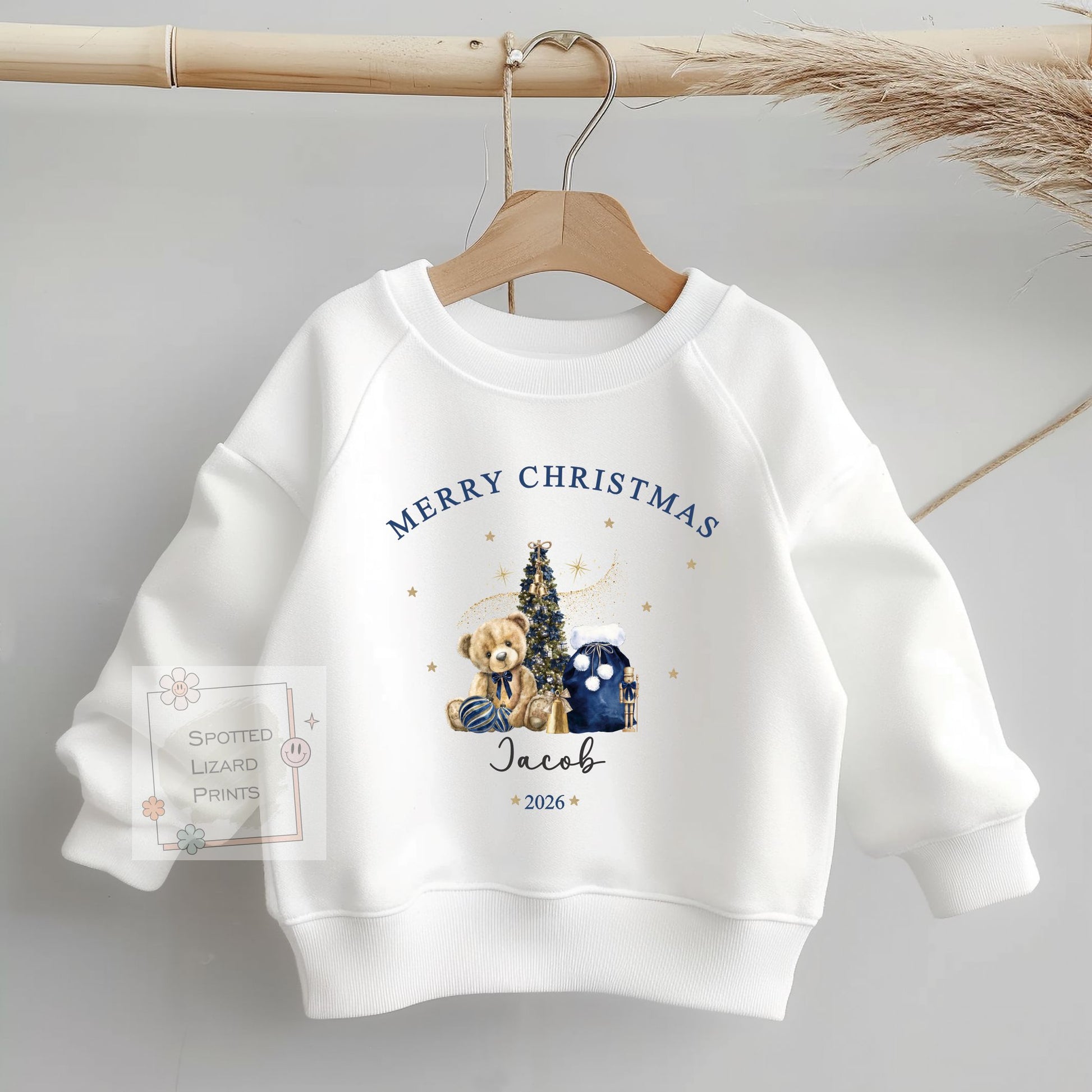 Personalised First Christmas Baby Sleepsuit, Fairy Christmas  pyjamas, Baby Girl First Christmas, Custom Baby Christmas Gift, Baby Vest