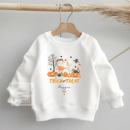 Personalised First Halloween Baby Outfit | My 1st Halloween Sleepsuit, Vest or T-shirt - Halloween Trick or Treat