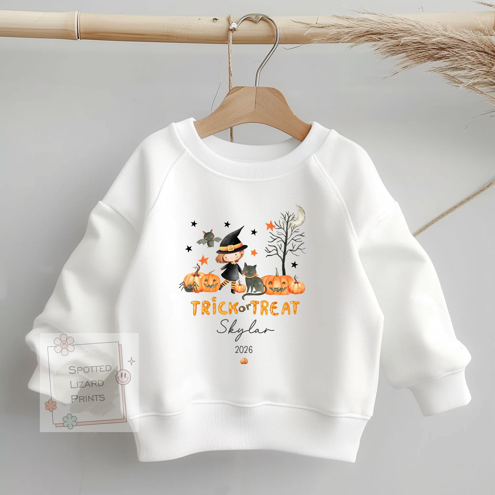 Personalised First Halloween Baby Outfit | My 1st Halloween Sleepsuit, Vest or T-shirt - Halloween Witch Trick or Treat
