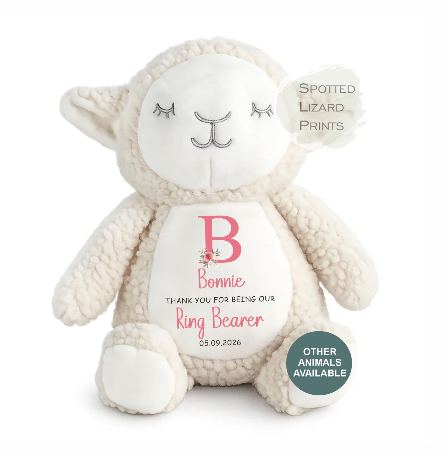 Personalised Flower girl teddy