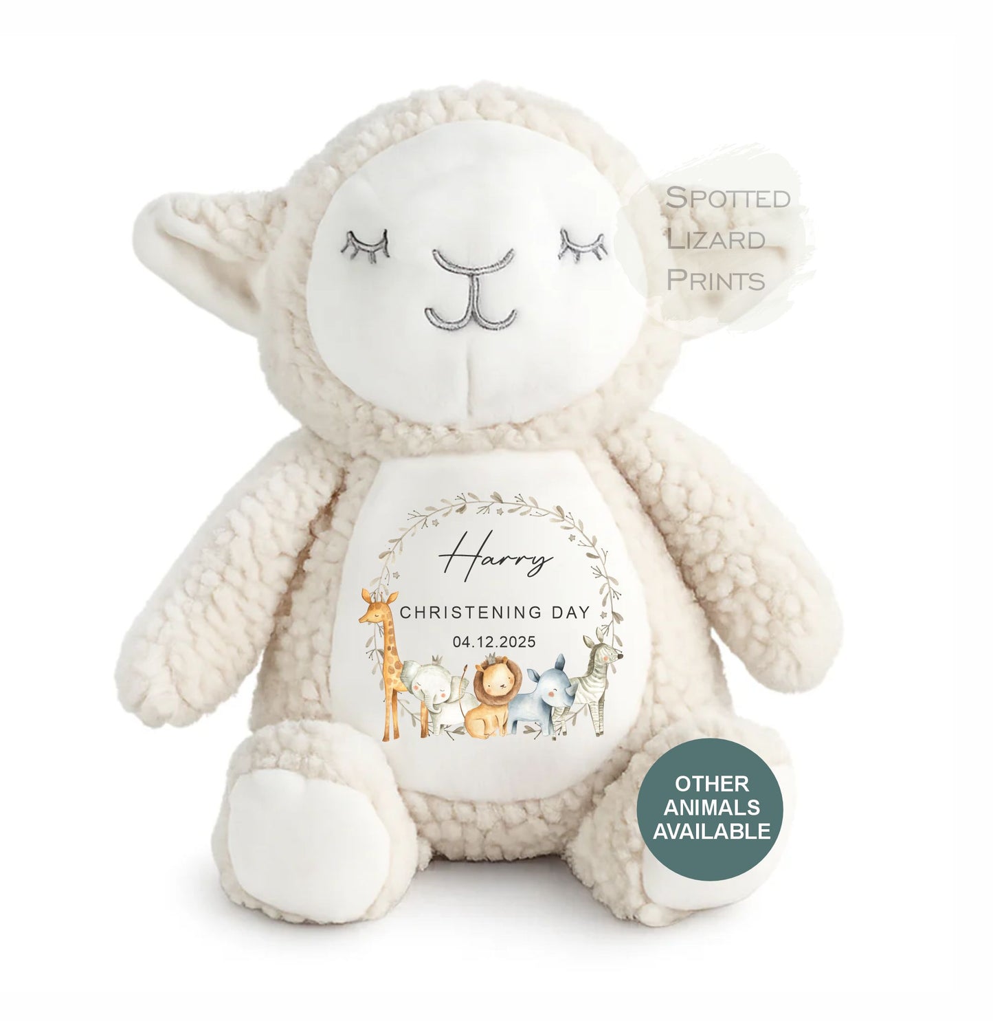 Personalised Christening Teddy Bear, Baby Baptism Gift, Custom Baby Name Soft Toy, Christening Keepsake Gift, Baby Girl Boy Gift, kids Bears
