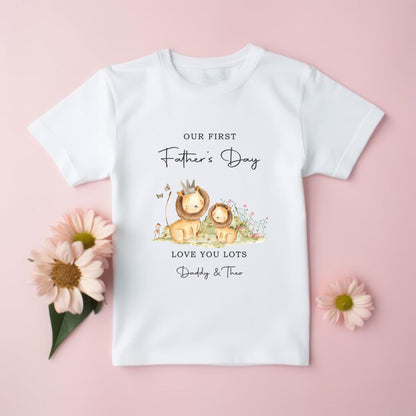 Our first fathers day kids T-Shirt