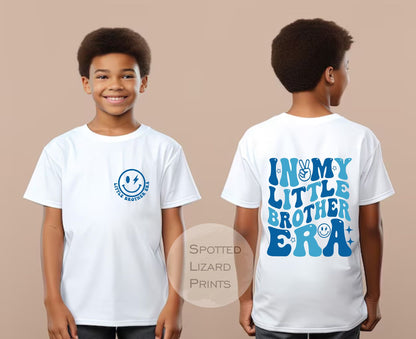 Big Brother Era T-shirt Big Brother Gift Sibling Announcement Promoted to Big Brother, Little Brother Era, Matching Sibling