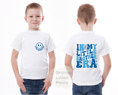 Big Brother Era T-shirt Big Brother Gift Sibling Announcement Promoted to Big Brother, Little Brother Era, Matching Sibling