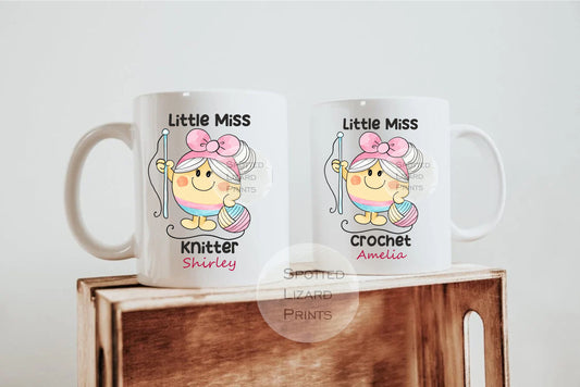 Little Miss crochet Mug. Little Miss Mug