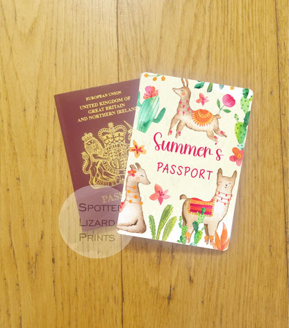 Personalised my first passport cover for Children's holiday