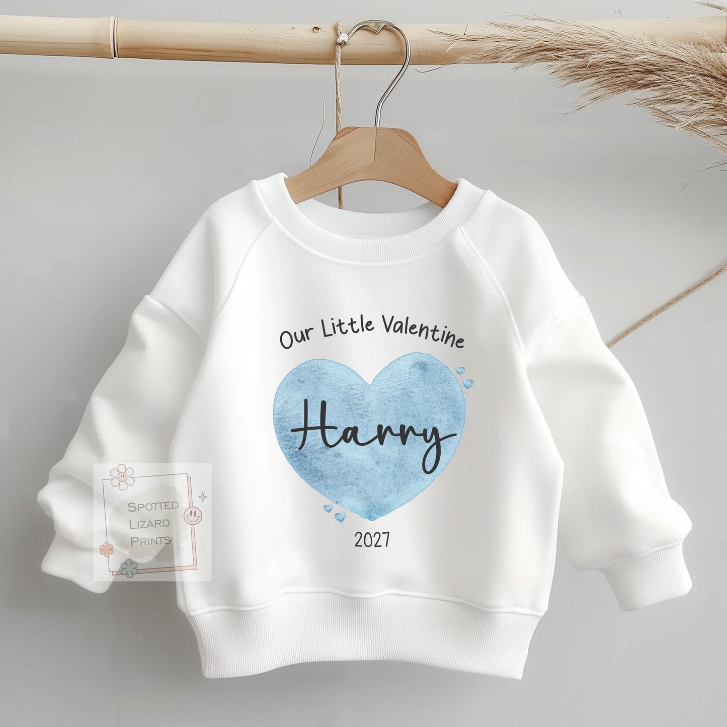 Personalised Our Little Valentine Baby Outfit, Custom Baby Bodysuit, First Valentine's Day Gift, Heart Name Romper, Baby Bib, Vest, T-Shirt