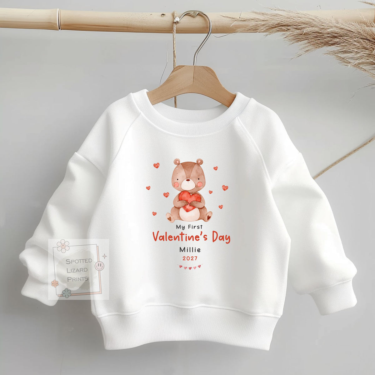 My First Valentine’s Day Baby Grow, Sleepsuit & Baby Vest | Valentine Baby Outfit | Custom Baby Valentine Outfit | Newborn Valentine Gift