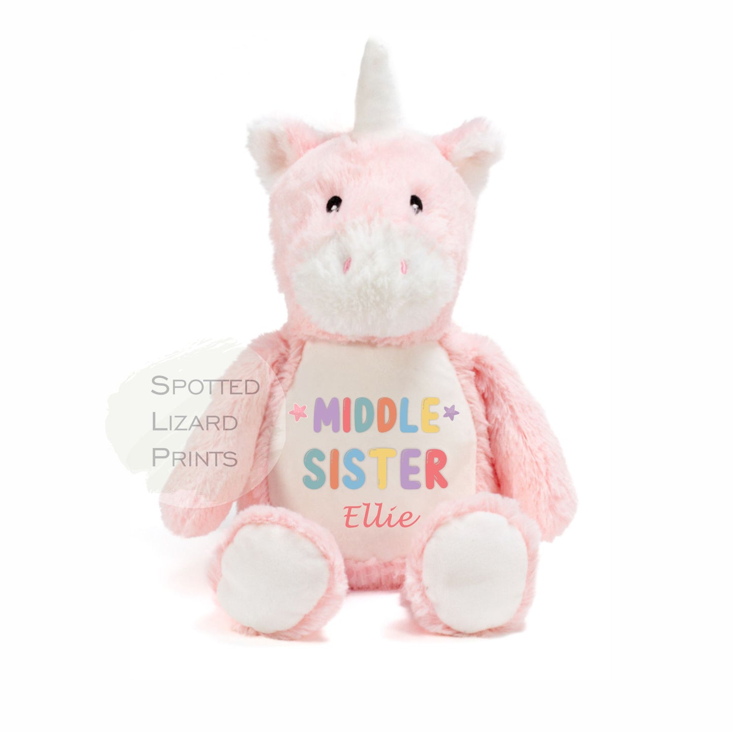 Matching Sibling Teddy, Big Sister & Little Sister Unicorn, Big Brother, Little Brother Dinosaur, New Baby Gift Teddy