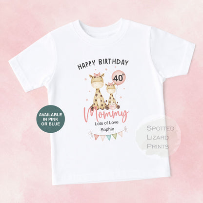 Happy 30th Birthday Mummy, My Mummy, New Mum Gift, 30th Mum Birthday, Mummy Birthday, Sleepsuit Baby vest Mummy birthday t-shirt