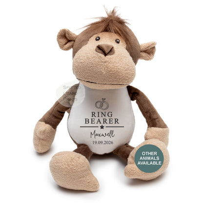Personalised Ring Bearer Teddy