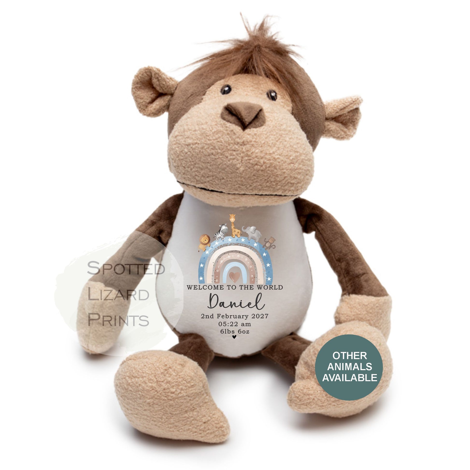 Personalised Born in 2027 Baby Teddy