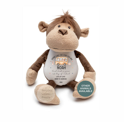 personalised first day of school teddy
