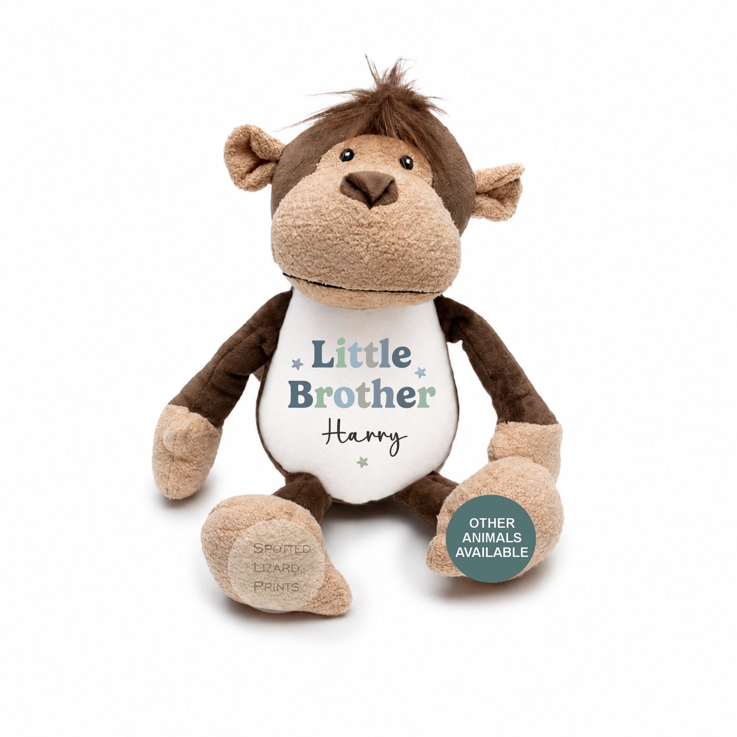 Sibling Teddy, Big Brother & Little Brother Dinosaur Big Sister, Little Sister Unicorn, New Baby Gift Teddy