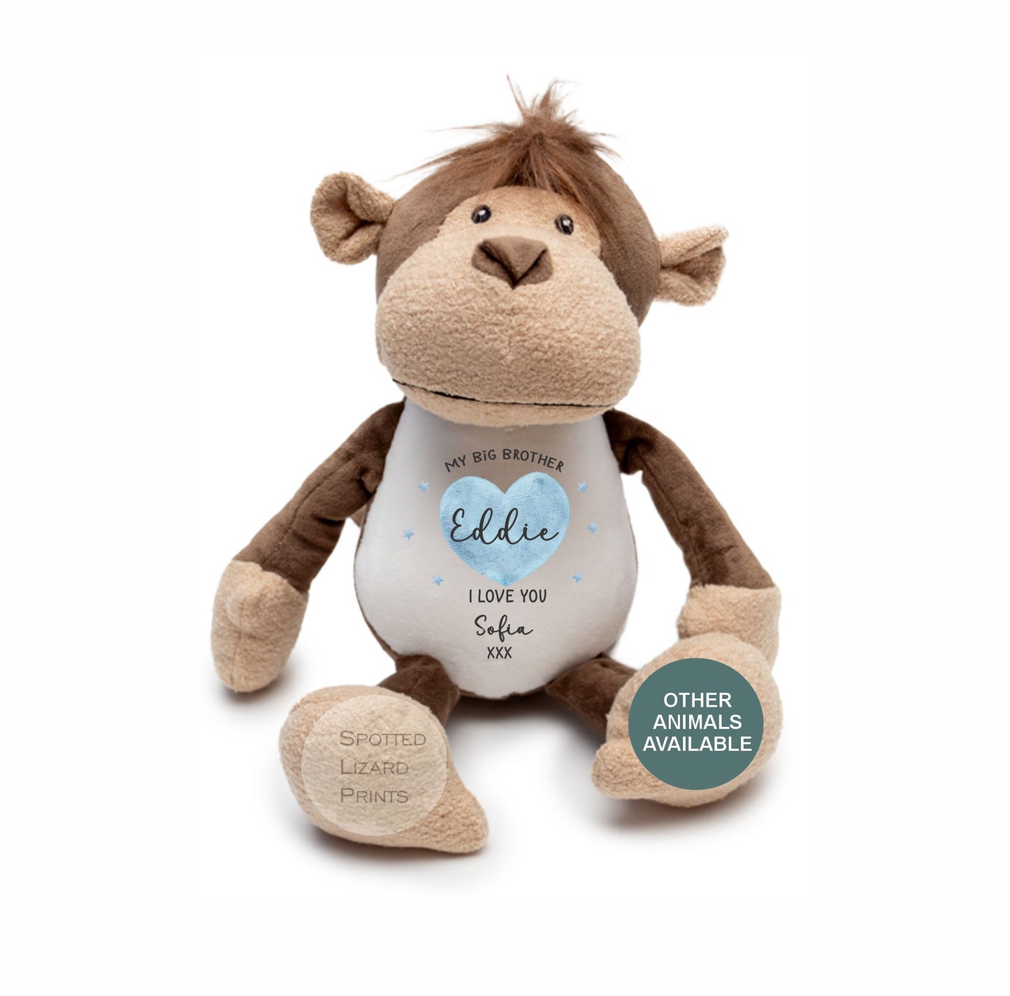 Personalised Big Brother or Big Sister Soft Toy
