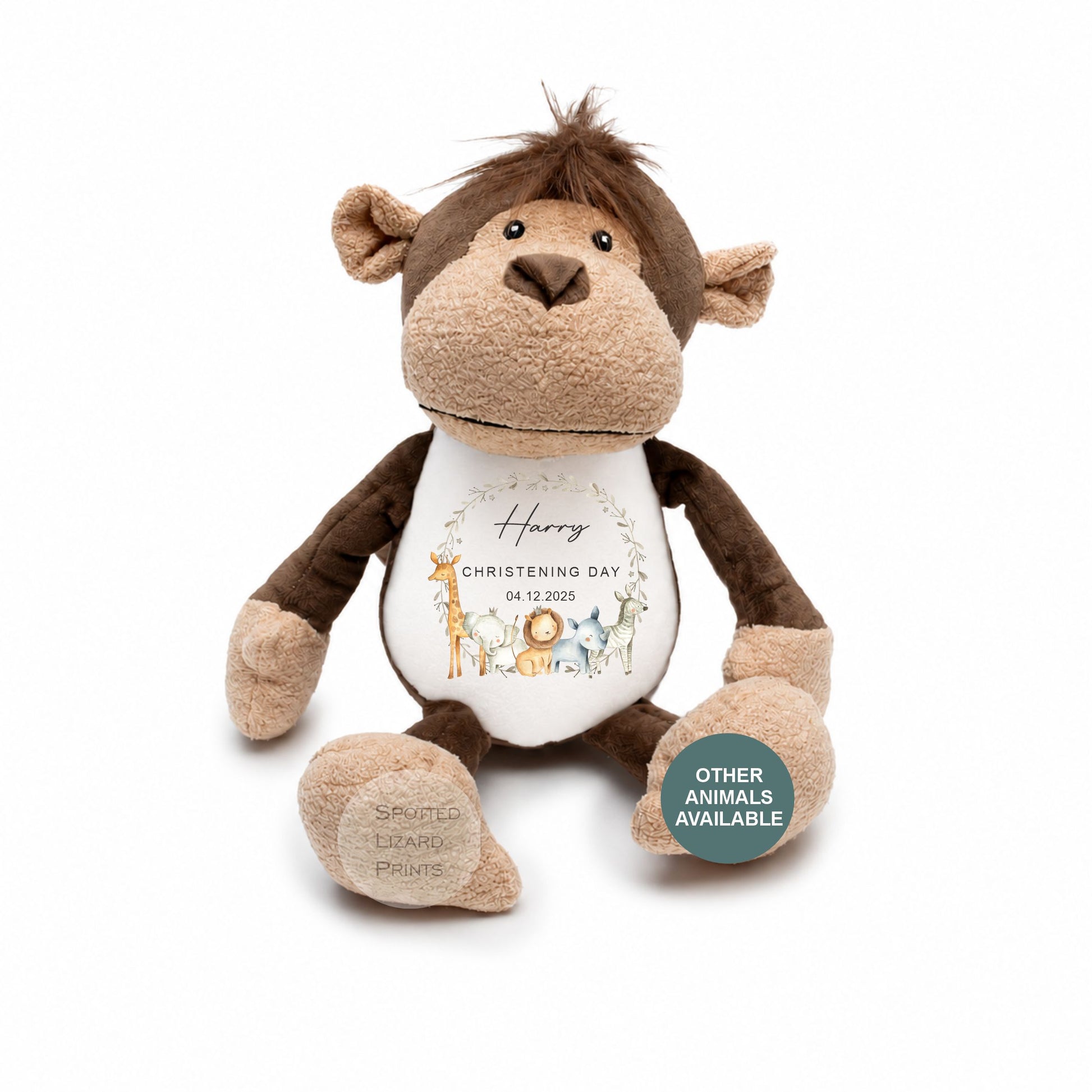 Personalised Christening Teddy Bear, Baby Baptism Gift, Custom Baby Name Soft Toy, Christening Keepsake Gift, Baby Girl Boy Gift, kids Bears