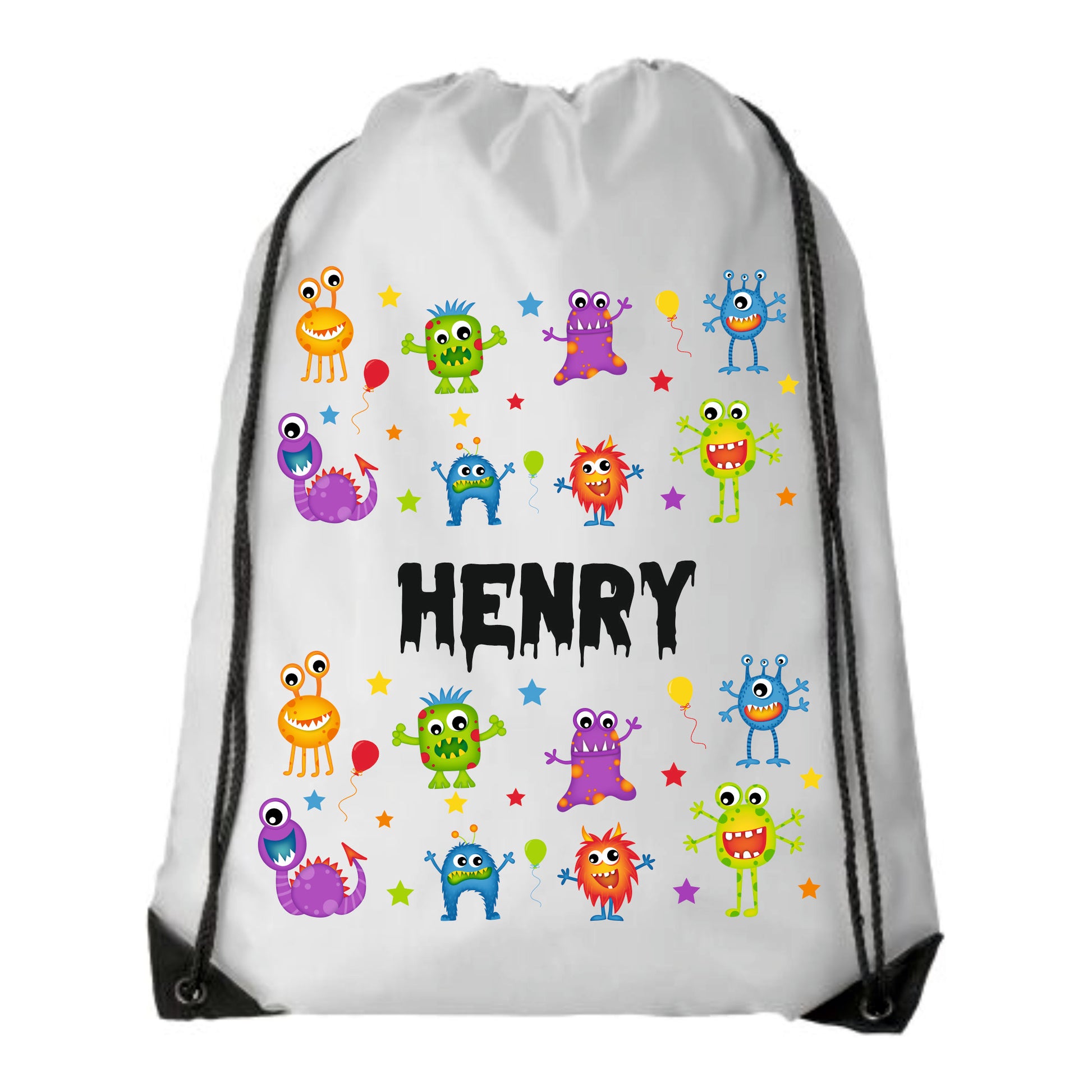 monster drawstring bag