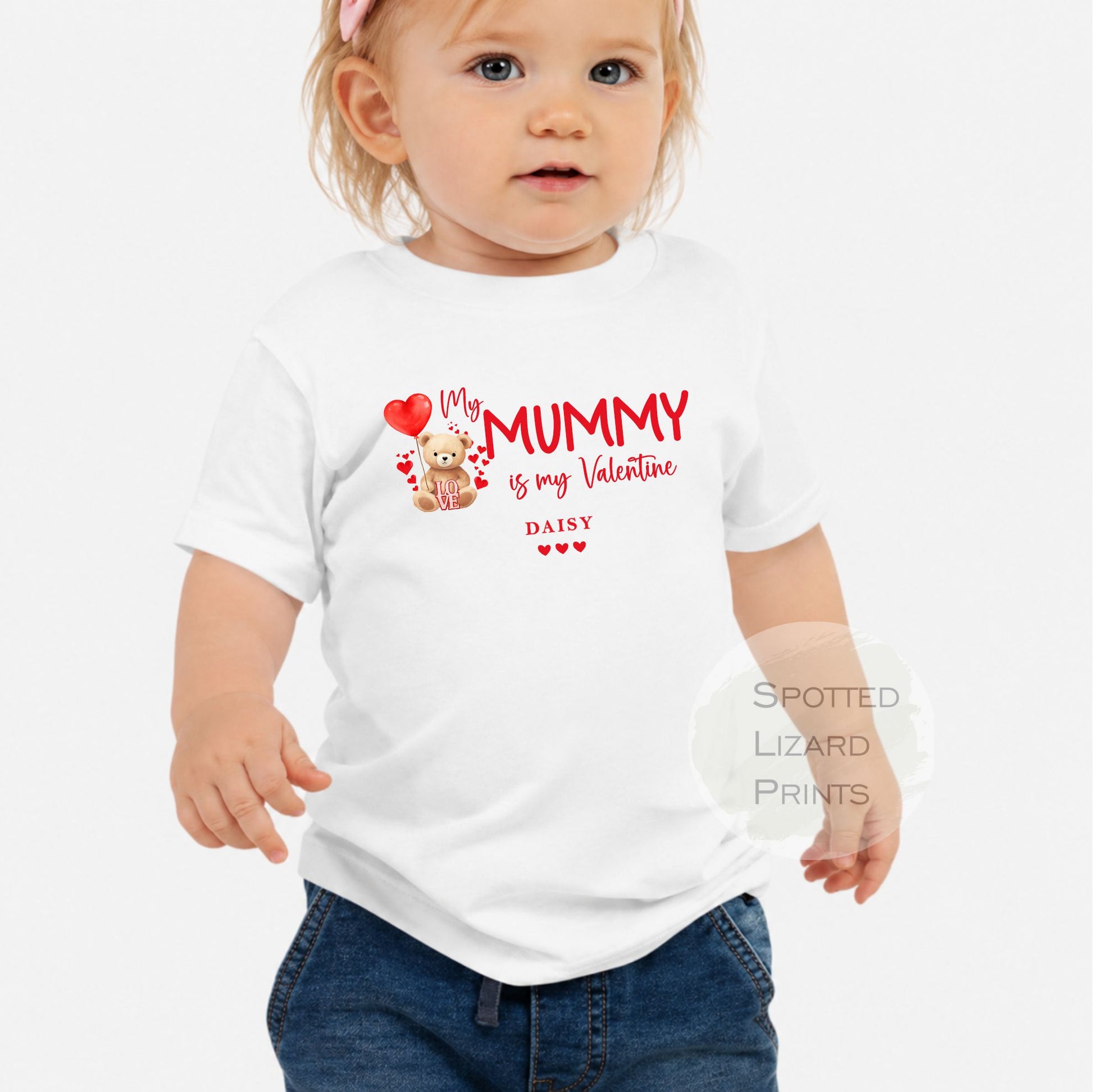 MUMMY's Little Valentines Baby Girl / Boy Outfit (First Valentines 1st Valentines Mummy Mum Valentines l New Mum Gift | Love My Mum)