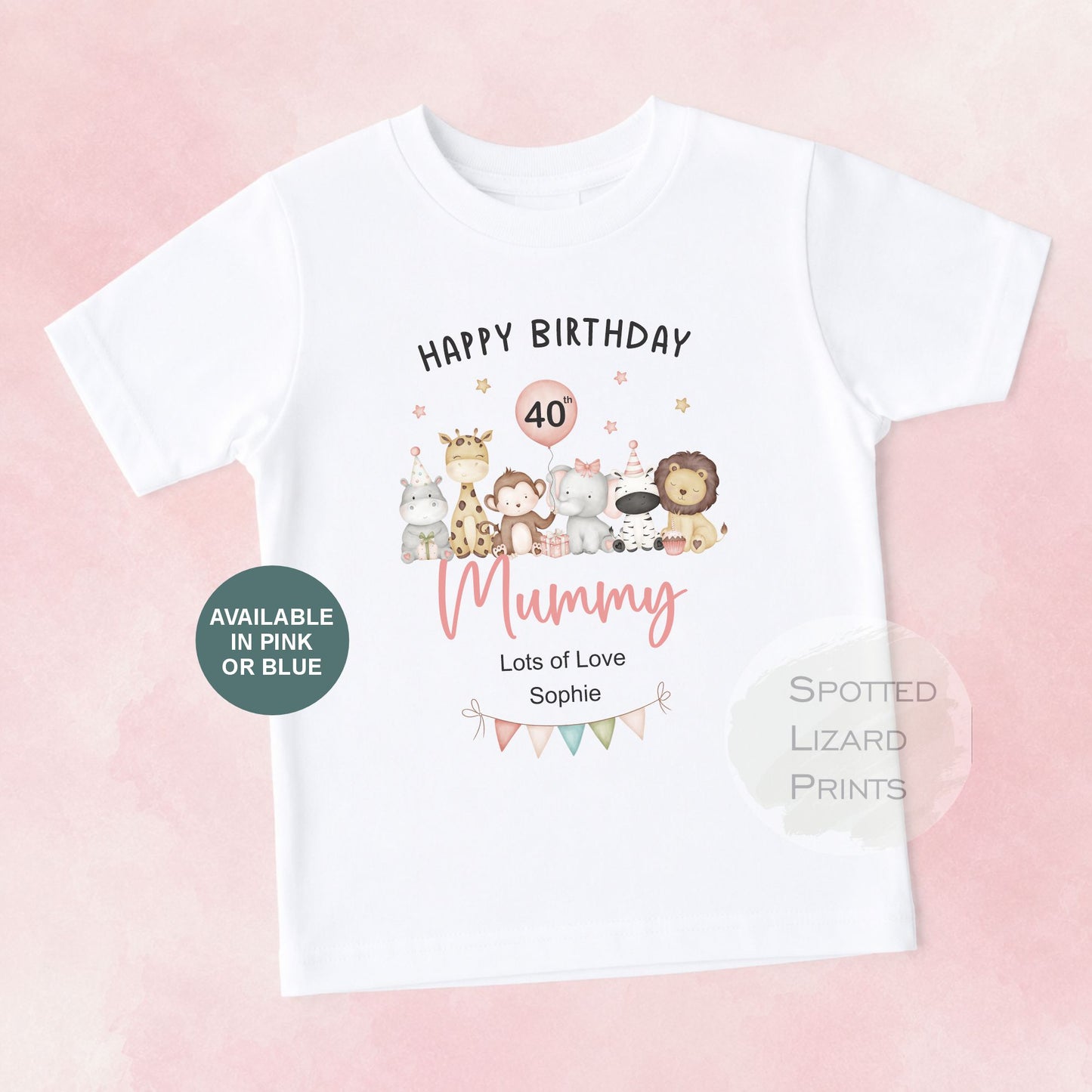 Personalised Happy 40th Birthday Mummy Baby Outfit | 40th Birthday Gift for Mum from Baby | Baby Vest, Sleepsuit or T-Shirt | Mum Birthday