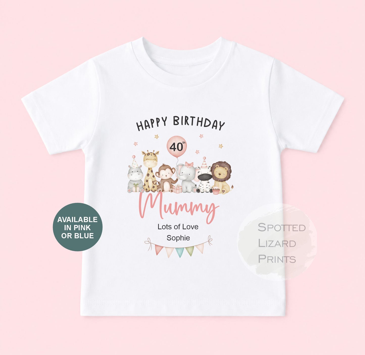 Personalised Happy 40th Birthday Mummy Baby Outfit | 40th Birthday Gift for Mum from Baby | Baby Vest, Sleepsuit or T-Shirt | Mum Birthday