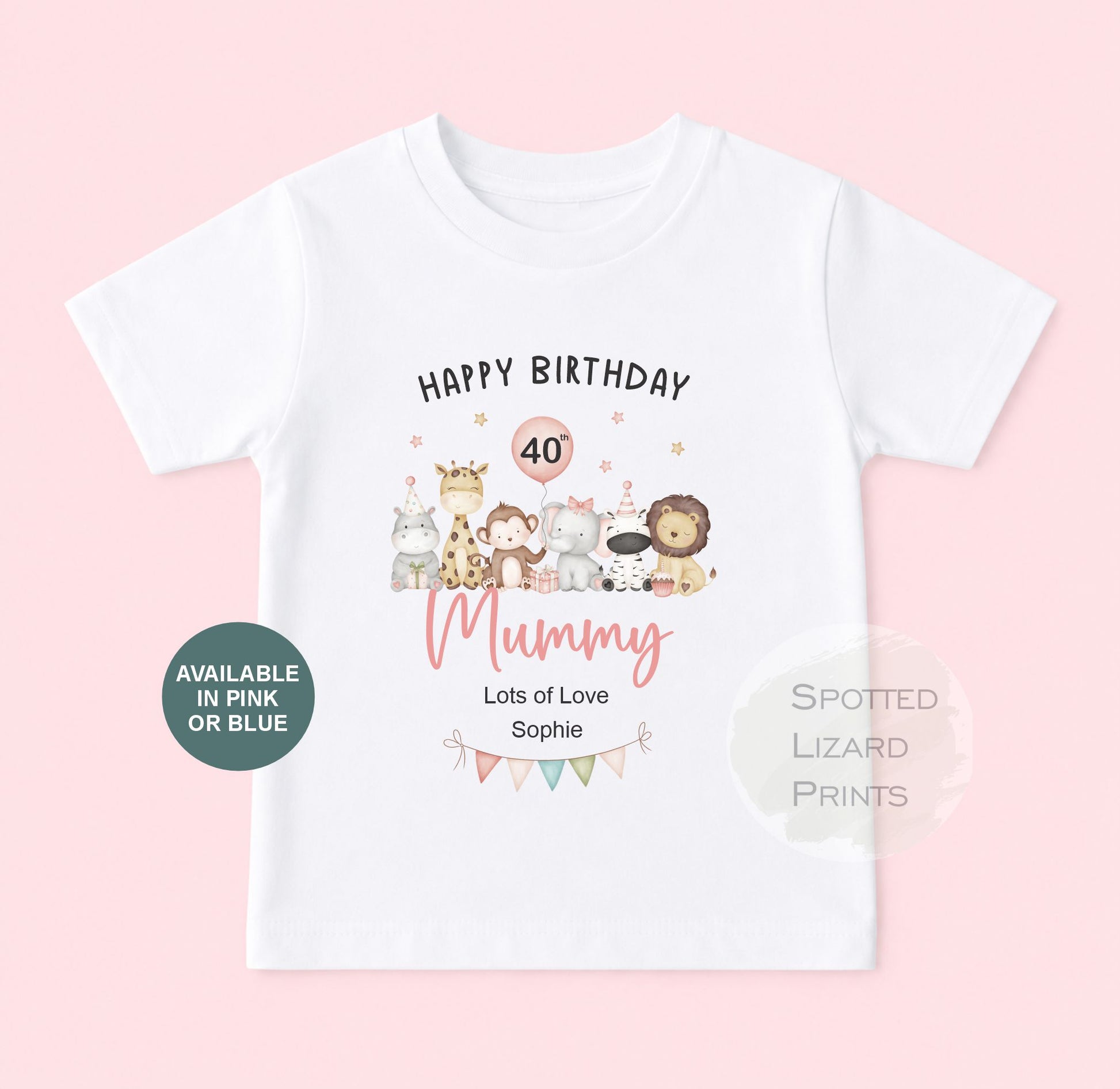 Personalised Happy 40th Birthday Mummy Baby Outfit | 40th Birthday Gift for Mum from Baby | Baby Vest, Sleepsuit or T-Shirt | Mum Birthday