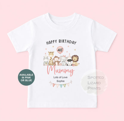 Personalised Happy 40th Birthday Mummy Baby Outfit | 40th Birthday Gift for Mum from Baby | Baby Vest, Sleepsuit or T-Shirt | Mum Birthday